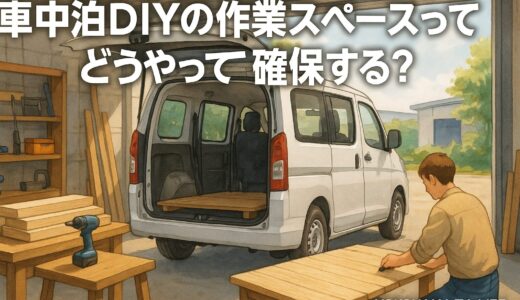 車中泊DIYの作業場所ガイド｜自宅・ホームセンター・レンタルスペースの選び方