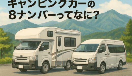 キャンピングカー8ナンバーとは？税金・車検・条件を徹底解説