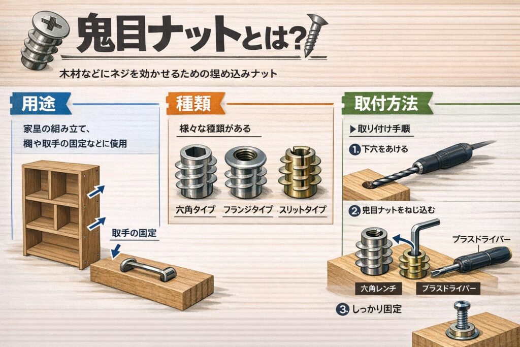 鬼目ナットとは?